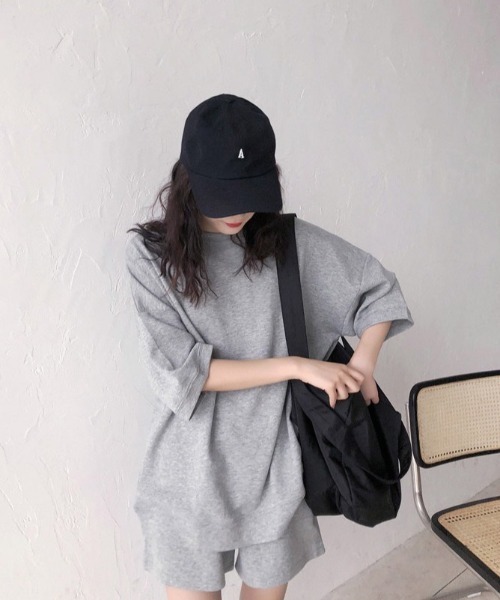 wears（ウェアーズ）の「【セットアップ】無地 カジュアルルームウェア（ルームウェア/パジャマ・レディース・ブラック/グレー/ホワイト・FREE）」の21枚目の写真