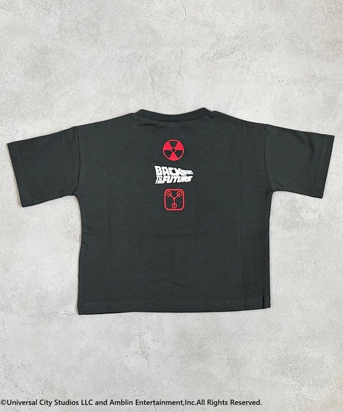 MARKEY'S(マーキーズ)の「【BACK TO THE FUTURE】プリントTシャツ(80~150cm)(Tシャツ/カットソー・キッズ・ホワイト/チャコール・80/90/100/110/120/130/140/150)」の3枚目の写真