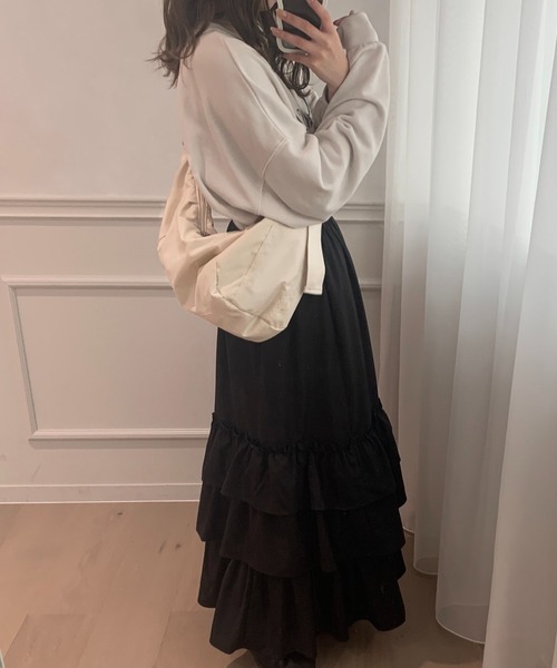 apres jour(アプレジュール)の「【apres jour×ARIAZ】ショルダーバッグ(ショルダーバッグ・レディース・アイボリー/ブラック/ピンク/カーキ/オフホワイト/ベージュ/ネイビー・FREE)」の10枚目の写真