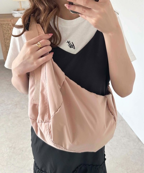 apres jour(アプレジュール)の「【apres jour×ARIAZ】ショルダーバッグ(ショルダーバッグ・レディース・アイボリー/ブラック/ピンク/カーキ/オフホワイト/ベージュ/ネイビー・FREE)」の15枚目の写真