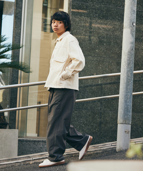 JOURNAL STANDARD(ジャーナルスタンダード)の「デニムトラッカージャケット2(デニムジャケット・メンズ・ネイビー/コバルトブルー/ブラック系その他/アイボリー・SMALL/LARGE/MEDIUM)」の10枚目の写真