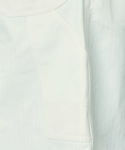 Lee(リー)の「Lee/リー SUPERSIZED/スーパーサイズド UNION-ALLS/ジャンプスーツ/オールインワン/デニムつなぎ【なにわ男子MV】(サロペット/オーバーオール・メンズ・ノンウォッシュ/アイボリー・MEDIUM/X-SMALL/LARGE/SMALL)」の4枚目の写真