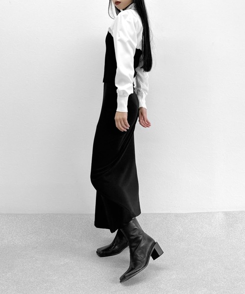 LVEU.(ラブユ.)の「Asymmetric mermaid skirt / アシンメトリーマーメイドスカート(スカート・レディース・グレー/ブラック・FREE)」の16枚目の写真