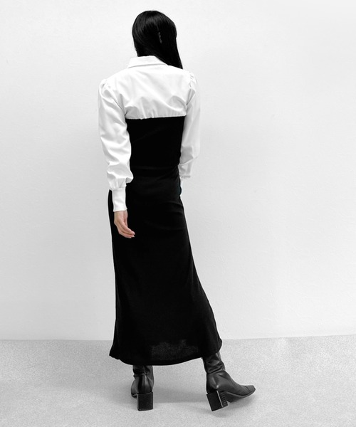 LVEU.(ラブユ.)の「Asymmetric mermaid skirt / アシンメトリーマーメイドスカート(スカート・レディース・グレー/ブラック・FREE)」の17枚目の写真