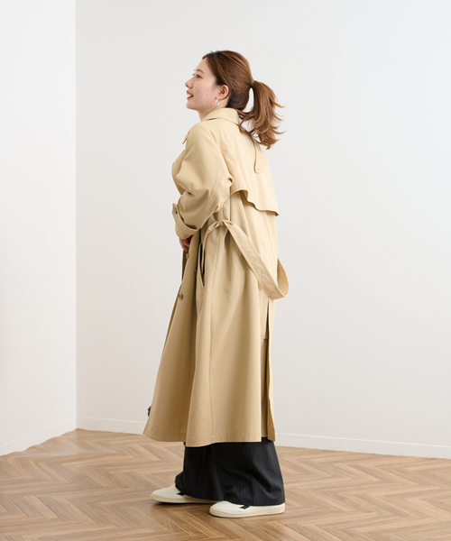 美品❣️FRAMeWORKフレームワーク❣️ロングトレンチコート定価46200円 FRAMeWORK（フレームワーク）の「オーバートレンチコート（その他