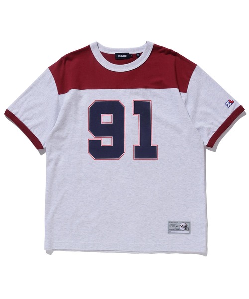 XLARGE(エクストララージ)の「FOOTBALL S/S TEE(Tシャツ/カットソー・メンズ・ネイビー/バーガンディー/ブラック・M/L/XL/S)」の3枚目の写真