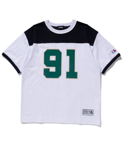 XLARGE(エクストララージ)の「FOOTBALL S/S TEE(Tシャツ/カットソー・メンズ・ネイビー/バーガンディー/ブラック・M/L/XL/S)」の2枚目の写真