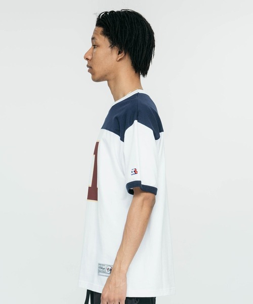 XLARGE(エクストララージ)の「FOOTBALL S/S TEE(Tシャツ/カットソー・メンズ・ネイビー/バーガンディー/ブラック・M/L/XL/S)」の10枚目の写真