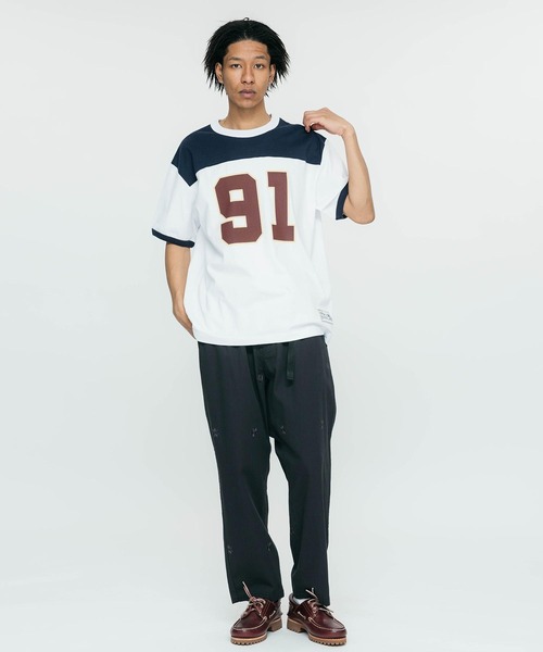 XLARGE(エクストララージ)の「FOOTBALL S/S TEE(Tシャツ/カットソー・メンズ・ネイビー/バーガンディー/ブラック・M/L/XL/S)」の12枚目の写真