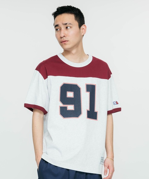 XLARGE(エクストララージ)の「FOOTBALL S/S TEE(Tシャツ/カットソー・メンズ・ネイビー/バーガンディー/ブラック・M/L/XL/S)」の13枚目の写真