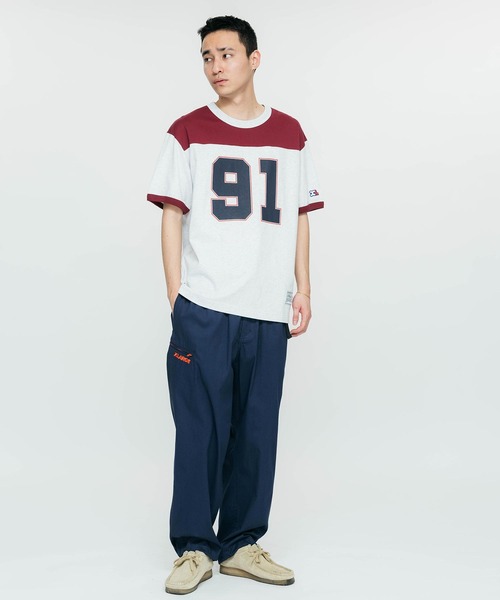 XLARGE(エクストララージ)の「FOOTBALL S/S TEE(Tシャツ/カットソー・メンズ・ネイビー/バーガンディー/ブラック・M/L/XL/S)」の14枚目の写真