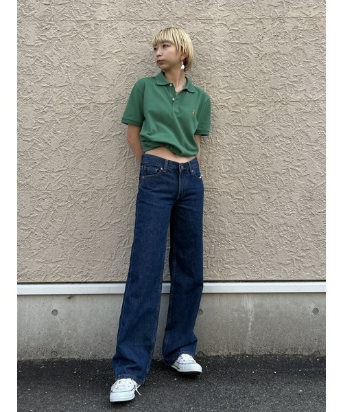 GAP（ギャップ）の「ストレッチピケ ブラナンベアポロシャツ(ユニセックス)（ポロシャツ・メンズ・ホワイト/ネイビー/ライラック/ブラック/グリーン/ブラウン・XL/L/XS/S/M）」の18枚目の写真