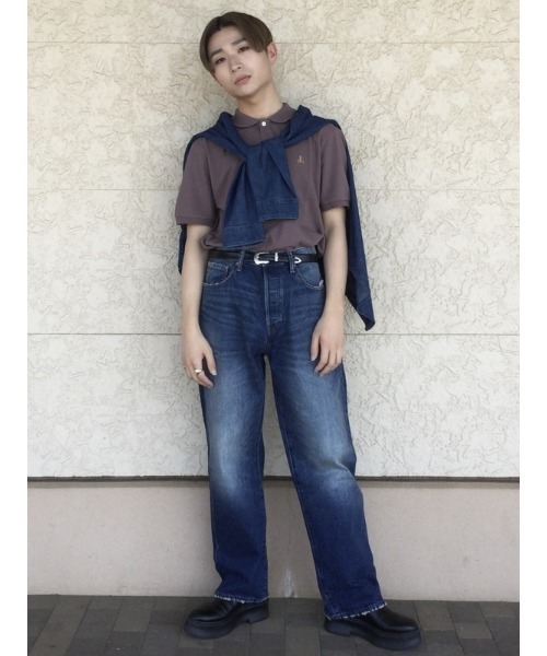 GAP（ギャップ）の「ストレッチピケ ブラナンベアポロシャツ(ユニセックス)（ポロシャツ・メンズ・ホワイト/ネイビー/ライラック/ブラック/グリーン/ブラウン・XL/L/XS/S/M）」の10枚目の写真
