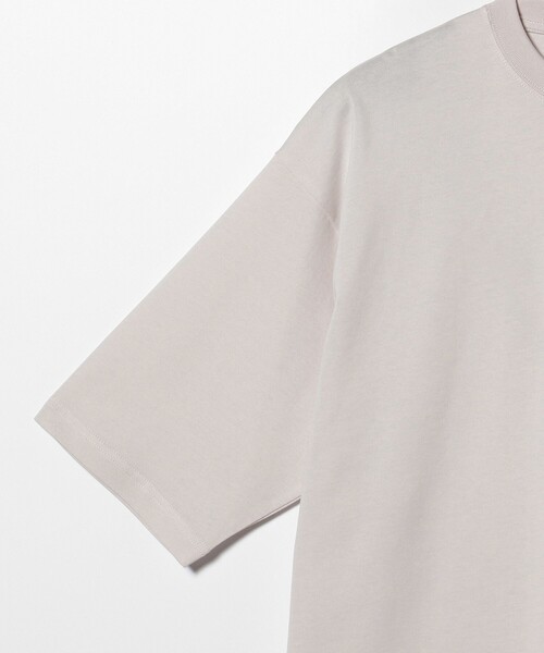 BEAMS(ビームス)の「BEAMS / ルーズ シルケット Tシャツ(Tシャツ/カットソー・メンズ・ブラック/ホワイト系その他6/ブラウン・S/M/L/XL)」の10枚目の写真