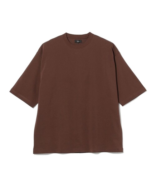 BEAMS(ビームス)の「BEAMS / ルーズ シルケット Tシャツ(Tシャツ/カットソー・メンズ・ブラック/ホワイト系その他6/ブラウン・S/M/L/XL)」の17枚目の写真
