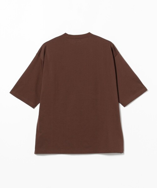 BEAMS(ビームス)の「BEAMS / ルーズ シルケット Tシャツ(Tシャツ/カットソー・メンズ・ブラック/ホワイト系その他6/ブラウン・S/M/L/XL)」の18枚目の写真