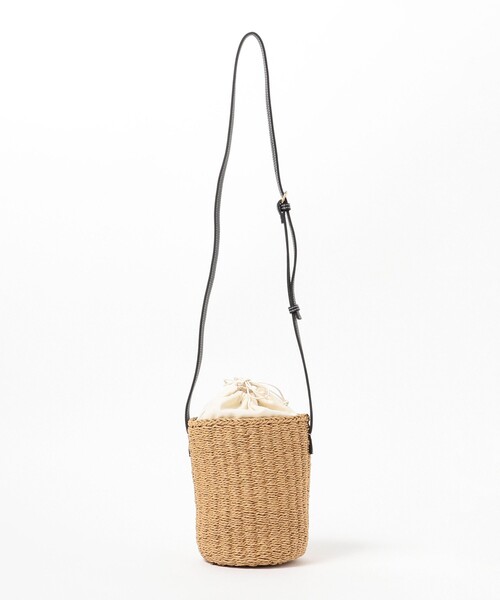 B:MING by BEAMS（ビーミングバイビームス）の「B:MING by BEAMS / フェイクレザー カゴ ショルダー バック（ショルダーバッグ・レディース・ナチュラル/ブラウン・ONE SIZE）」の11枚目の写真
