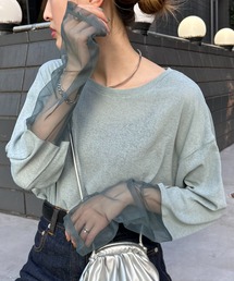 CIAOPANIC TYPY | 袖切替シアーTEE(Tシャツ/カットソー)