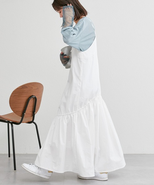 CIAOPANIC TYPY（チャオパニックティピー）の「袖切替シアーTEE（Tシャツ/カットソー・レディース・ホワイト/ブラック/ブルー/グリーン・ONE SIZE）」の22枚目の写真