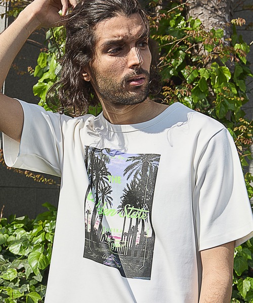 RATTLE TRAP(ラトルトラップ)の「ストレッチスムース紫外線プリントTシャツ(Tシャツ/カットソー・メンズ・ホワイト系その他/ホワイト・S/M/L/LL)」の2枚目の写真