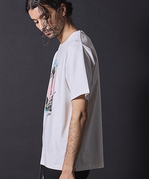 RATTLE TRAP(ラトルトラップ)の「ストレッチスムース紫外線プリントTシャツ(Tシャツ/カットソー・メンズ・ホワイト系その他/ホワイト・S/M/L/LL)」の9枚目の写真