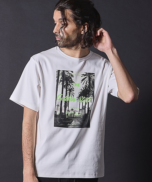 RATTLE TRAP(ラトルトラップ)の「ストレッチスムース紫外線プリントTシャツ(Tシャツ/カットソー・メンズ・ホワイト系その他/ホワイト・S/M/L/LL)」の14枚目の写真