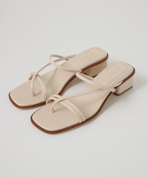 archives（アルシーヴ）の「ラインサンダル（サンダル・レディース・グリーン/ブラック/アイボリー・MEDIUM/LARGE）」の17枚目の写真