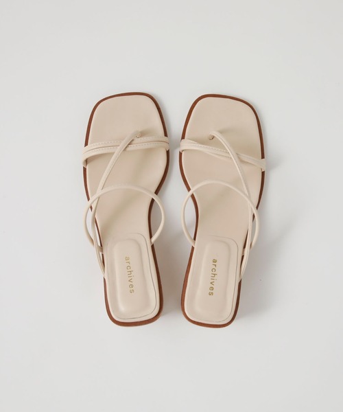 archives（アルシーヴ）の「ラインサンダル（サンダル・レディース・グリーン/ブラック/アイボリー・MEDIUM/LARGE）」の20枚目の写真