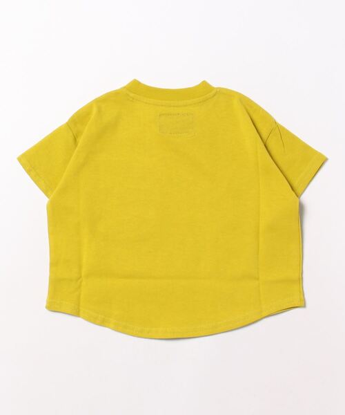 Life Support Products（ライフサポートプロダクツ）の「裾ラウンドポケットT(80～150cm)（Tシャツ/カットソー・キッズ・チャコール/ブルー/オフホワイト/アイボリー/ピンク/モカ/マスタード/ミント・100/110/130/140/80/90/95/120/150）」の11枚目の写真