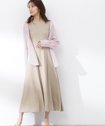 N.（N. Natural Beauty Basic） | 【S Size Line】◆レーヨン麻ノースリーブワンピース(ワンピース)