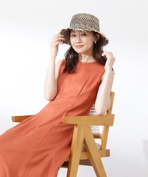 N.（N. Natural Beauty Basic） | 【S Size Line】◆レーヨン麻ノースリーブワンピース(ワンピース)