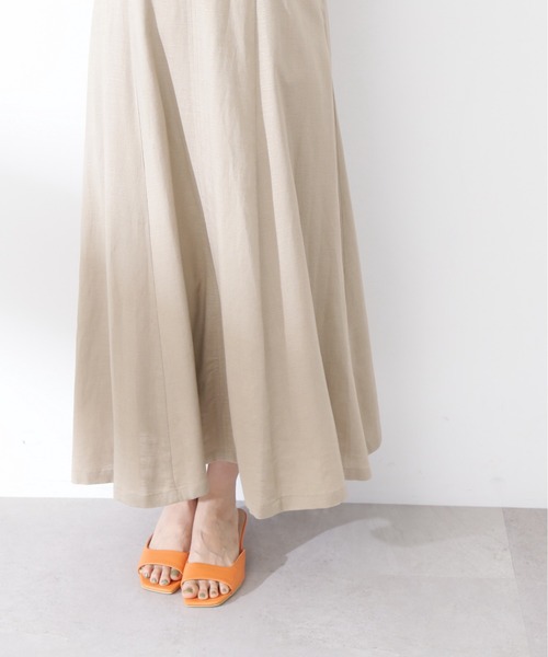 N.（N. Natural Beauty Basic）（エヌエヌナチュラルビューティーベーシック）の「【S Size Line】◆レーヨン麻ノースリーブワンピース（ワンピース・レディース・ベージュ/オレンジ/スミクロ・SMALL/MEDIUM）」の21枚目の写真