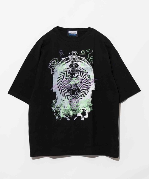 メゾンスペシャル MAISON SPECIAL シャツ ホワイト サイズ：Free Metro Photo T-shirt/メトロフォトTシャツ【MAISON SPECIAL