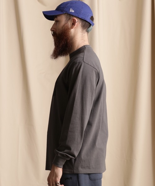 schott(ショット)の「Schott/ショット/LS T-SHIRT IRVING'S EYE/"アーヴィンアイ"ロンT(Tシャツ/カットソー・メンズ・ゴールド/チャコールグレー/ネイビー・2XL/L/XL/M)」の19枚目の写真