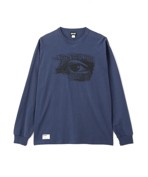 schott(ショット)の「Schott/ショット/LS T-SHIRT IRVING'S EYE/"アーヴィンアイ"ロンT(Tシャツ/カットソー・メンズ・ゴールド/チャコールグレー/ネイビー・2XL/L/XL/M)」の13枚目の写真