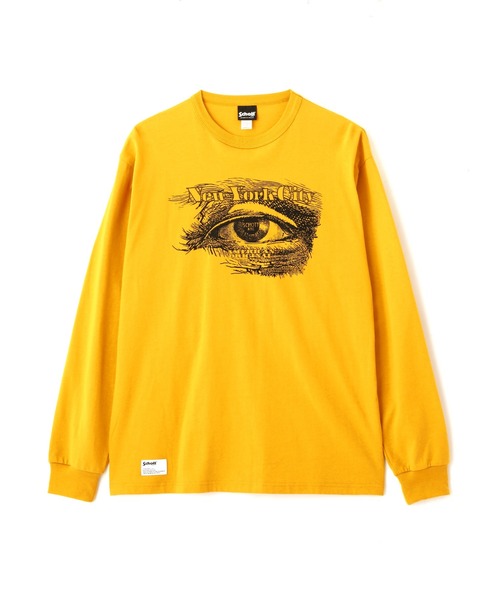 schott(ショット)の「Schott/ショット/LS T-SHIRT IRVING'S EYE/"アーヴィンアイ"ロンT(Tシャツ/カットソー・メンズ・ゴールド/チャコールグレー/ネイビー・2XL/L/XL/M)」の14枚目の写真