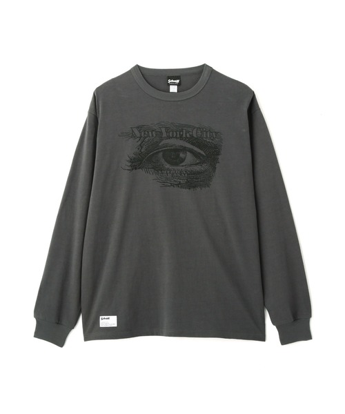 schott(ショット)の「Schott/ショット/LS T-SHIRT IRVING'S EYE/"アーヴィンアイ"ロンT(Tシャツ/カットソー・メンズ・ゴールド/チャコールグレー/ネイビー・2XL/L/XL/M)」の12枚目の写真