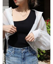 EVRIS | シアークロップドシャツ(シャツ/ブラウス)