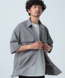 【吸水速乾】COOLMAX フロントジップ 半袖シャツ