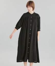 MACKINTOSH PHILOSOPHY | GREY LABEL リネンシャーリングドレス(ワンピース)