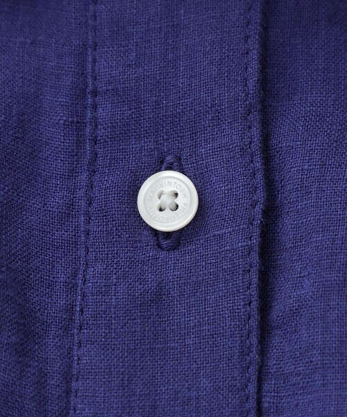 MACKINTOSH PHILOSOPHY（ﾏｯｷﾝﾄｯｼｭ ﾌｨﾛｿﾌｨｰ）の「GREY LABEL リネンシャーリングドレス（ワンピース・レディース・ブラック/ライトブルー・2）」の3枚目の写真