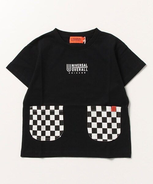 UNIVERSAL OVERALL(ユニバーサルオーバーオール)の「■UNIVERSAL OVERALL■ポケット T(Tシャツ/カットソー・キッズ・ホワイト/ブラック/ベージュ・120/130/140/150/110)」の3枚目の写真