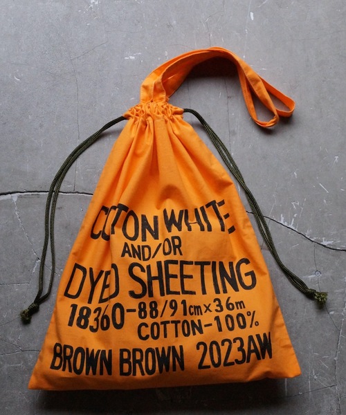 BrownBrown(ブラウンブラウン)の「【BrownBrown】ブラウンブラウン/トート巾着バック(ショルダーバッグ・レディース・ベージュ/オレンジ/ミント・FREE)」の12枚目の写真