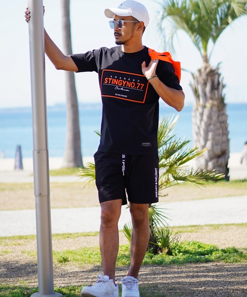 adamsJUGGLER（アダムスジャグラー）の「エンボスNO.77ティー（Tシャツ/カットソー・メンズ・ホワイト/ブラック・L/M/S/XL）」の5枚目の写真