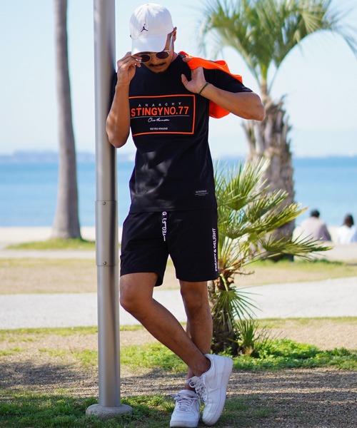adamsJUGGLER（アダムスジャグラー）の「エンボスNO.77ティー（Tシャツ/カットソー・メンズ・ホワイト/ブラック・L/M/S/XL）」の17枚目の写真