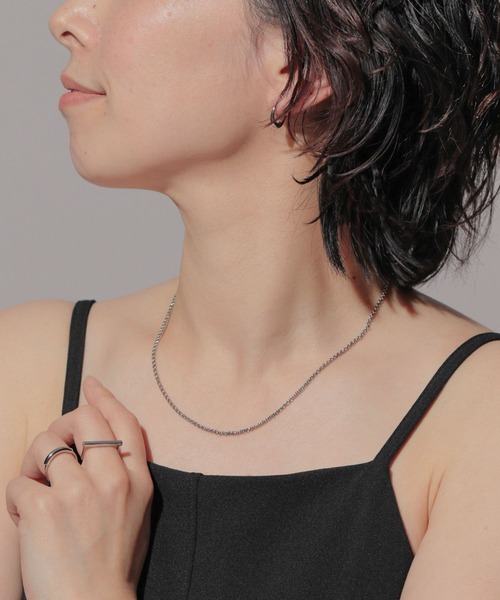 A part by（アパートバイ）の「ステンレス＿チェーンネックレス（ネックレス・レディース・Silver/GOLD ・FREE）」の7枚目の写真