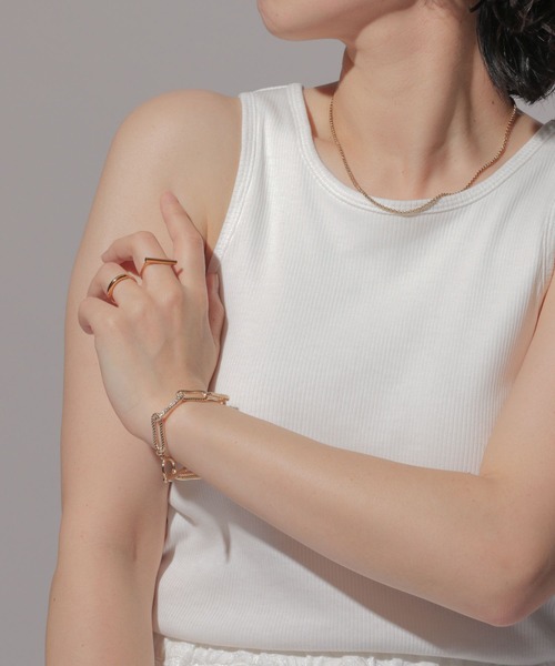 A part by（アパートバイ）の「ステンレス＿チェーンネックレス（ネックレス・レディース・Silver/GOLD ・FREE）」の8枚目の写真