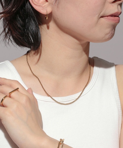 A part by（アパートバイ）の「ステンレス＿チェーンネックレス（ネックレス・レディース・Silver/GOLD ・FREE）」の14枚目の写真