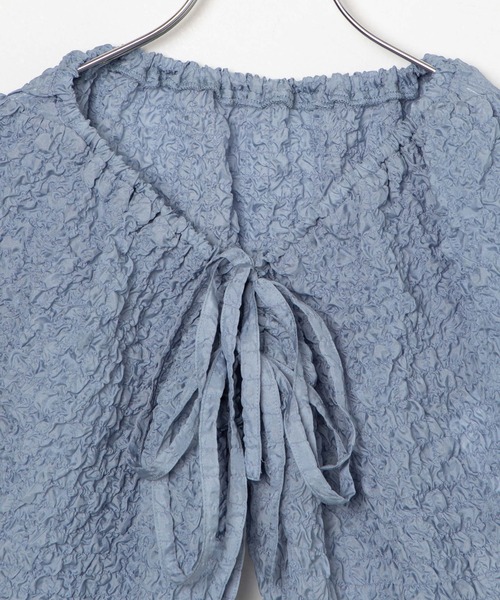 WEGO(ウィゴー)の「WEGO/シアーボレロ(カーディガン/ボレロ・レディース・ホワイト/サックスブルー・FREE)」の20枚目の写真