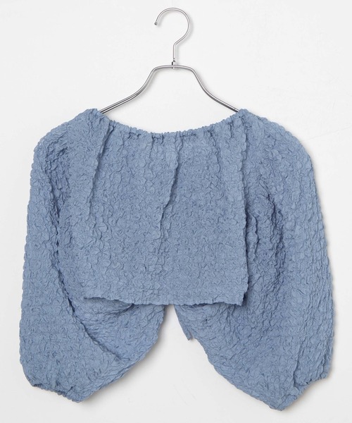 WEGO(ウィゴー)の「WEGO/シアーボレロ(カーディガン/ボレロ・レディース・ホワイト/サックスブルー・FREE)」の22枚目の写真